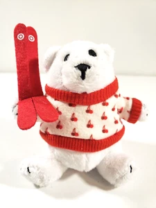 Target Holiday Bear 4" Plushie 2024 Red Circle Member Limited Collectible Plush - Picture 1 of 10