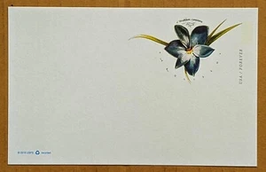 Postal Estampada U.S.A. Azul (Azafrán Chileno). 2017 - Imagen 1 de 2