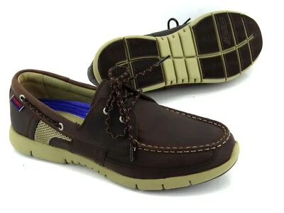Sebago Kinsley Dos Ojo Zapatillas Hombre Zapatos de Cordones Talla 46 UK 11 - Imagen 1 de 4
