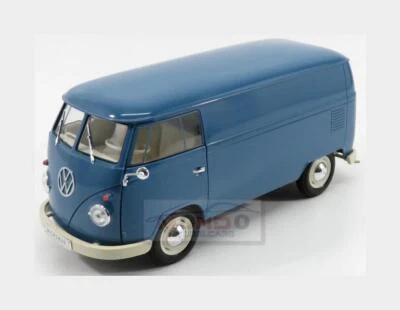 1:18 WELLY Volkswagen T1 Van 1963 Blue WE18053B - Immagine 1 di 2