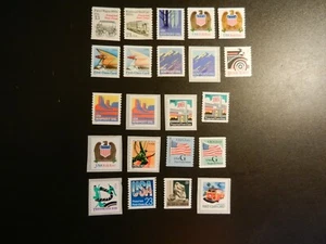 LOT VON ZWEIUNDZWANZIG (22) ALLE VERSCHIEDENEN POSTFRISCHEN *SPULEN* BRIEFMARKEN. - Bild 1 von 1