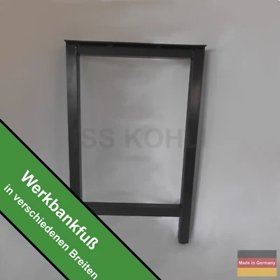 Werkbankfuß Werkbank  Gestell Tischgestell Tischbein Tischfuß höhenverstellbar  - Bild 1 von 4