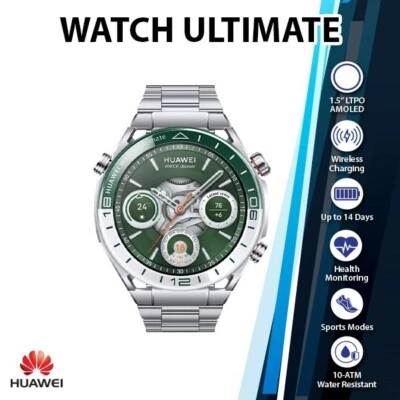 Huawei Watch Ultimate iOS Android Smartwatch (Green Edition/AMOLED/NEW Stock) - Image 1 of 4