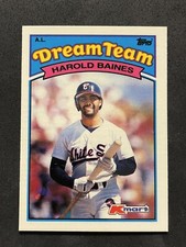1989 Kmart Topps Dream Team #22 Harold Baines "A.L. Rookie Of The 80's"
