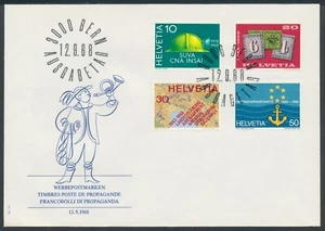 Suiza 1968 Mi.-Nr. 887-890 FDC Eventos anuales II... Switzerland F.D.C. - Imagen 1 de 1