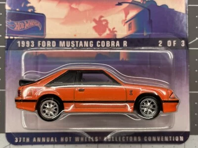 Hot Wheels 2023 37th Ann. Collectors Convention 1993 Ford Mustang Cobra R - Image 1 of 4