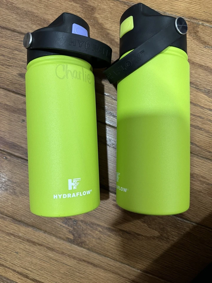 2 Pack Hydraflow Water Bottles Flip Straw 14 Oz - Image 1 of 1