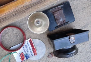 ORIGINAL OLD HEAD LIGHT FOR BICYCLE BACKELITE 30s  40s FANALE BICI ANTICO - Picture 1 of 9