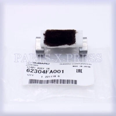 GENUINO OEM SUBARU PUERTA VENTANA INTERIOR TRASERO MOLDURA ESTABILIZADOR CONJUNTO 62304FA001 Foto 1 de 4