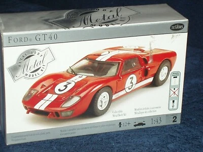 TESTORS FORD GT40 ASSEMBLY MODEL KIT 1/43 SEALED BOX SKILL 2 VHTF - Image 1 of 4