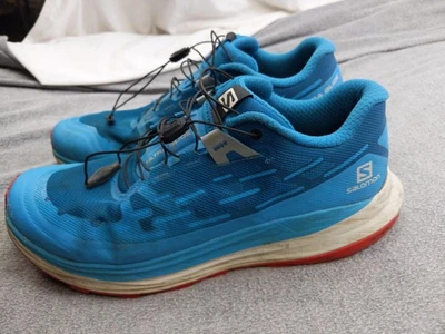 Salomon Ultra Glide Trail Running Zapatos para Hombres 10 Contagrip Sistema de Encaje Exterior Foto 1 de 4