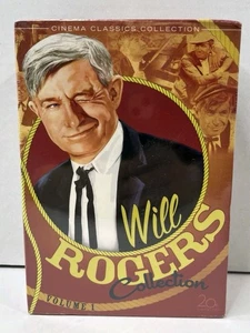 Will Rogers Collection - Volume 1 (DVD, 2006, 4-Discs) - Brand New/Sealed  - Foto 1 di 6