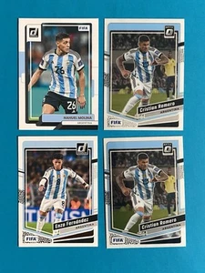 2022-2024 Donruss Argentina Soccer Team Card Lot Romero Optic Enzo Molina - Bild 1 von 2