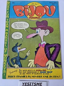 Bijou Funnies #1 Underground Comics, Robert Crumb, Jay Kinney, Jayzey Lynch 1968 - Foto 1 di 19