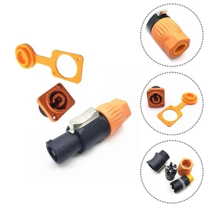 Robust 3 Pin Power Connector for Heavy Duty Equipment and Stage Lights - Photo 1/12