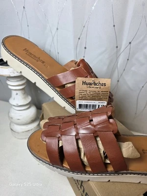 NUEVO EN CAJA Sandalias Bearpaw Mujer Huraches 12 Marrón Confort Clásicas Boho Grapa Foto 1 de 4