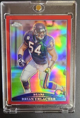 Brian Urlacher 2009 Topps Chrome Football Red Refractor /25 #TC106 Chicago Bears - Image 1 of 2