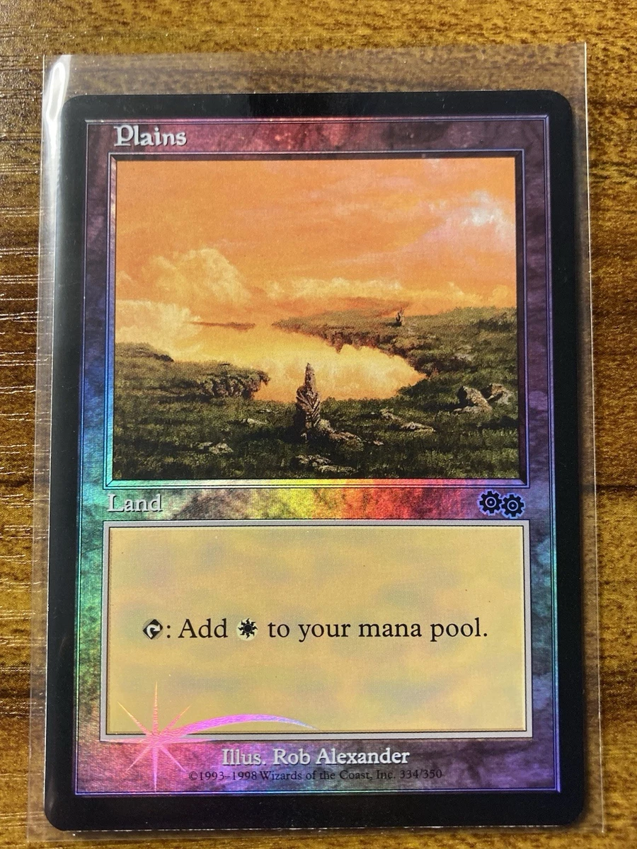 Land Foil Magic: The Gathering Urza's Saga Individual Collectible
