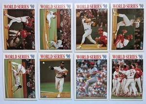 1991 Fleer Factory Set Insert "World Series '90" 8-Card Set - Picture 1 of 2
