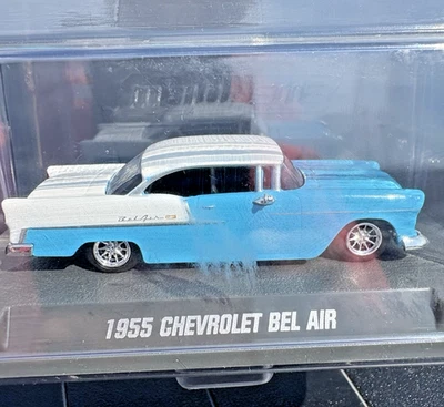 Majorette '55 CHEVROLET BEL AIR LIGHT BLUE & White - Image 1 of 4