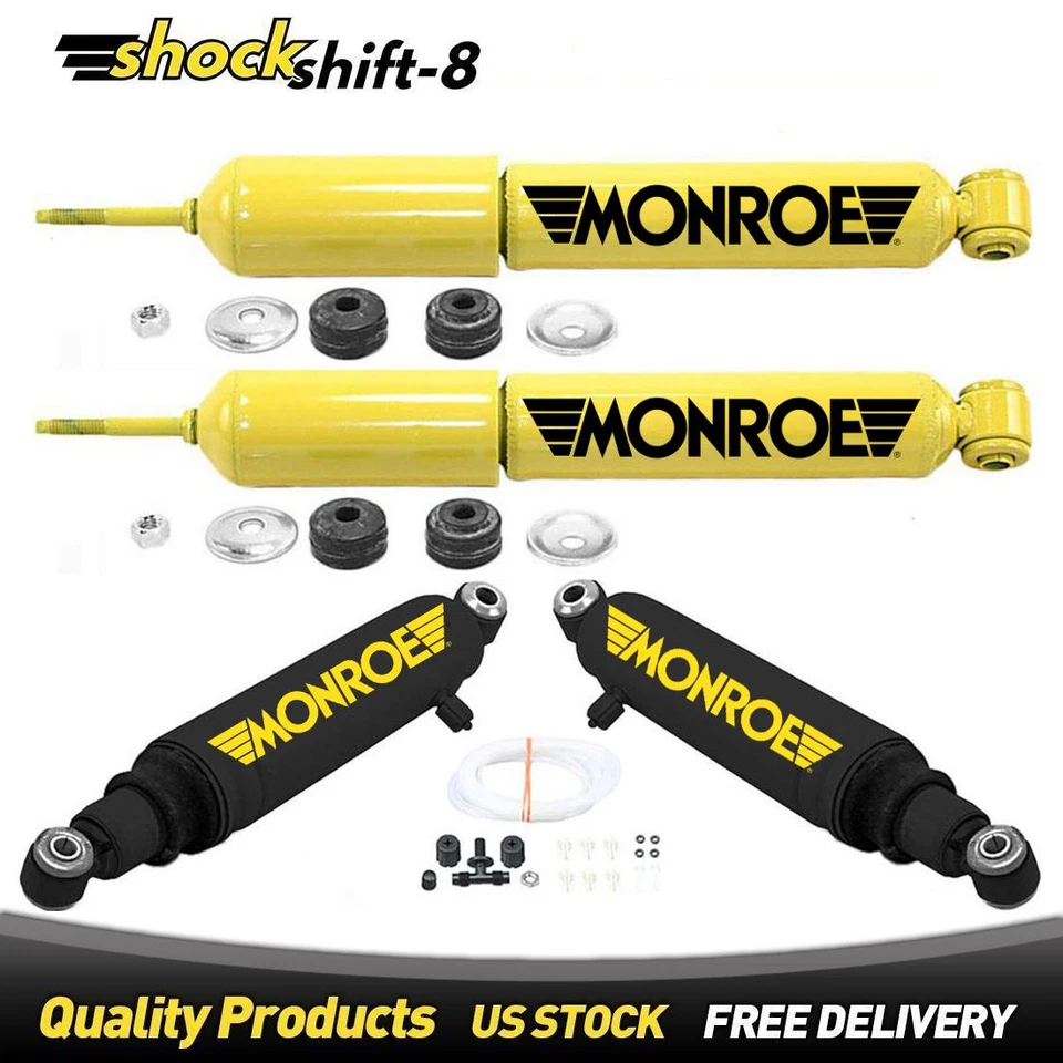 Front Rear Shock Absorber for Ford F-250 4.9L RWD 1992-1993 1994 1995-1996 - Image 1 of 1