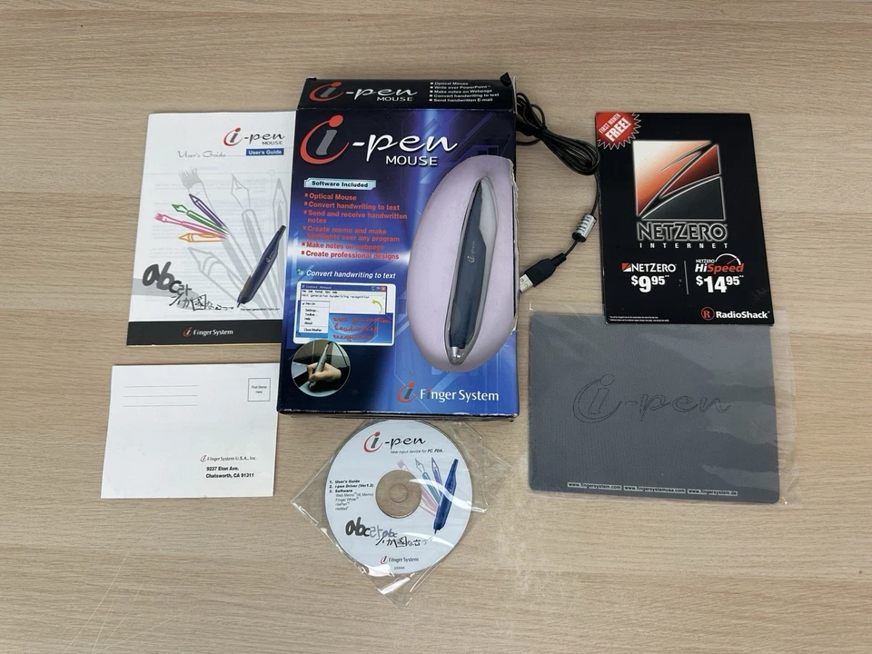 i -Pen Digital Pen Mouse & Software - PC USB - Finger Systems USA - NEW Open Box - Image 1 of 4