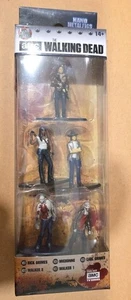 AMC THE WALKING DEAD JADA NANO METALFIGS PACK A RICK GRIMES MICHONNE 5 FIGUREN - Bild 1 von 2