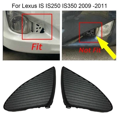 Fog Light Cover Accessories ABS Black Front Fog Light Lamp Cover Cap Trim - Image 1 of 4