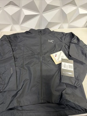 Chaqueta Arcteryx Solano Para Hombre GORE-TEX Talla Pequeña Negra Foto 1 de 4