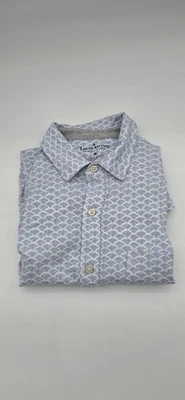 Camisa Tailor Vintage Para Hombre Manga Corta Abotonada, Azul, Talla XXL Foto 1 de 2