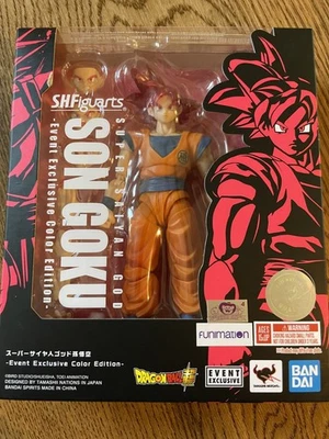 S.H.Figuarts SUPER SAIYAN GOD SON GOKU -Evento Exclusivo Edición Color-¡COMO NUEVO!! Foto 1 de 4