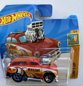 RARE Hot Wheels Surf 'N Turf 122/250 Surf's Up 5/5 2023 RED Short Card - Picture 1 of 4