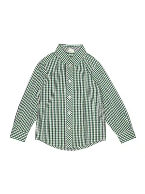 Camisa Florence Eiseman Niñas Verde Manga Larga Abotonada 6 Foto 1 de 2