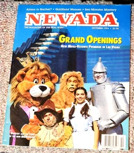 Revista Nevada MGM Gran Inauguración ~ Cubierta del Mago de Oz, Las Vegas Octubre 1993 - Imagen 1 de 3