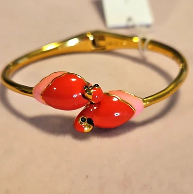 Brazalete lágrima loro dorado y rojo Kate Spade 'fuera de oficina' Foto 1 de 4