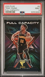 2022-23 Panini Flux Trae Young #6 Full Capacity CASE HIT SSP PSA Mint 9 - Picture 1 of 2