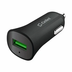 Cellet Ultra-Compact USB Car Charger with Quick Charge 3.0 for Smartphones - Picture 1 of 8