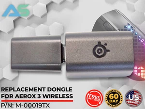 SteelSeries Aerox 3 Wireless Dongle & USB-C To USB-C Adapter Only (M-00019TX) - Picture 1 of 8