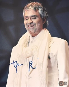 Andrea Bocelli - Opernsängerin Star Legende - SIGNIERT handsigniert 8x10 mit Beckett - Bild 1 von 1