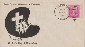 ALL SOULS DAY, 2 NOV. 1949 - TRAPPIST MONASTERY, TRAPPIST, KENTUCKY - Picture 1 of 2