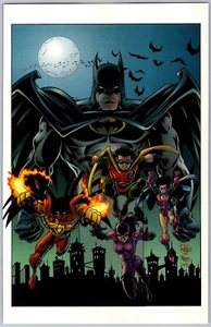 Batman Family Azrael Black Canary Robin Comic Poster Art PROMO Original Pin-Up - Picture 1 of 2