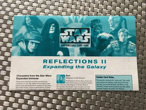 Star Wars CCG Decipher Reflections 2 II Rules Cardlist SWCCG TCG 2000 VGC - Picture 1 of 3