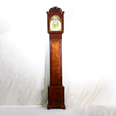 Antique Georgian 8-Day Striking Mahogany Longcase Clock – Webster London c.1920 - Изображение 1 из 4