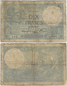 France 1939 10 Francs P-84 - Picture 1 of 1