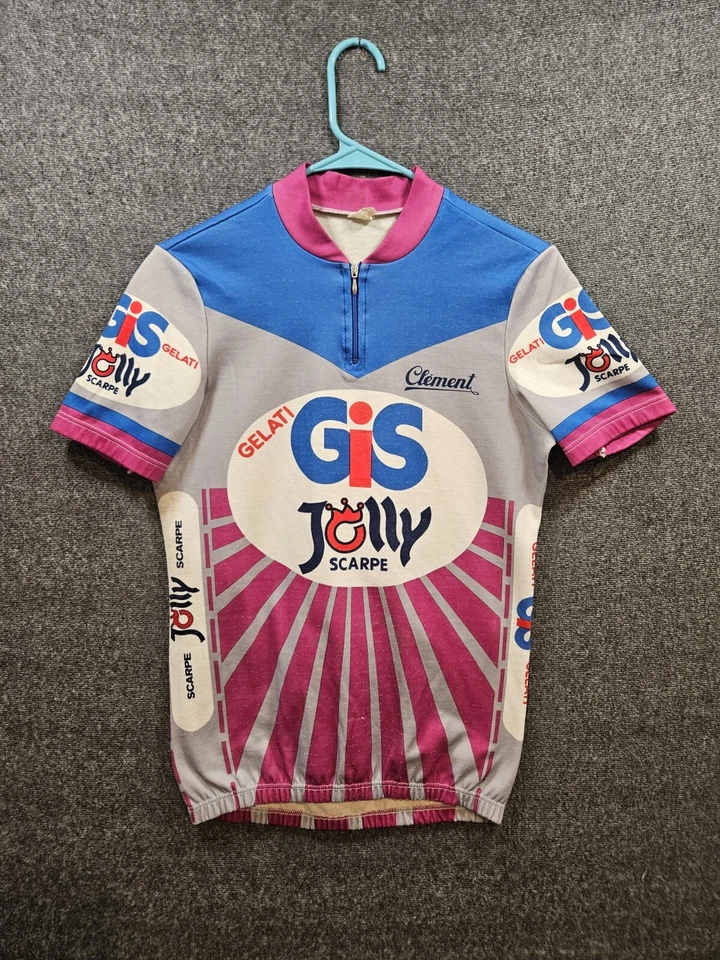 Camiseta deportiva de manga corta Tommaso vintage de ciclismo de carretera M/L Clement envejecida usada Foto 1 de 4