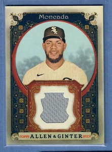 2023 Topps Allen & Ginter Yoan Moncada Relic #AGRB-YM White Sox SP - Picture 1 of 2
