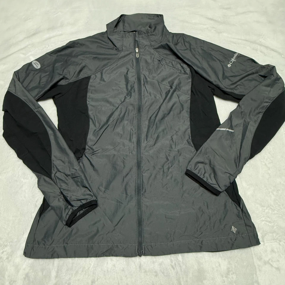 Columbia Land Rover Jacket Womens Large Gray Titanium Rain Coat Range Rover SUV - Image 1 of 4