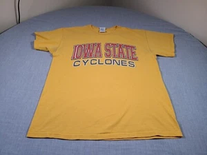 Iowa State Cyclones Shirt Mens Medium Yellow ISU College NCAA Team Spirit - Picture 1 of 18