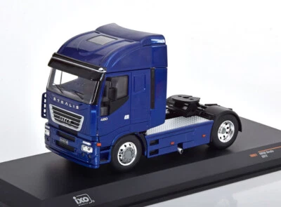 Truck Iveco Stralis 2012 Metallic Blue IXO TR031 1/43 Truck Tractor Metal - Image 1 of 3