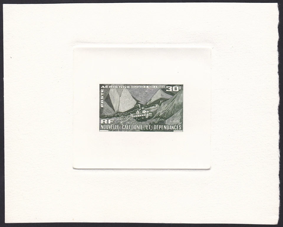 New Caledonia ScC34 Nickel Mining, Houailou, Die Proof, Essay - Image 1 of 1